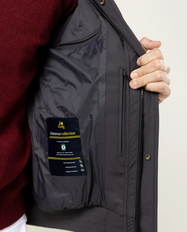 PARKA CORTA SPORT GRIS OSCURO - Image 4