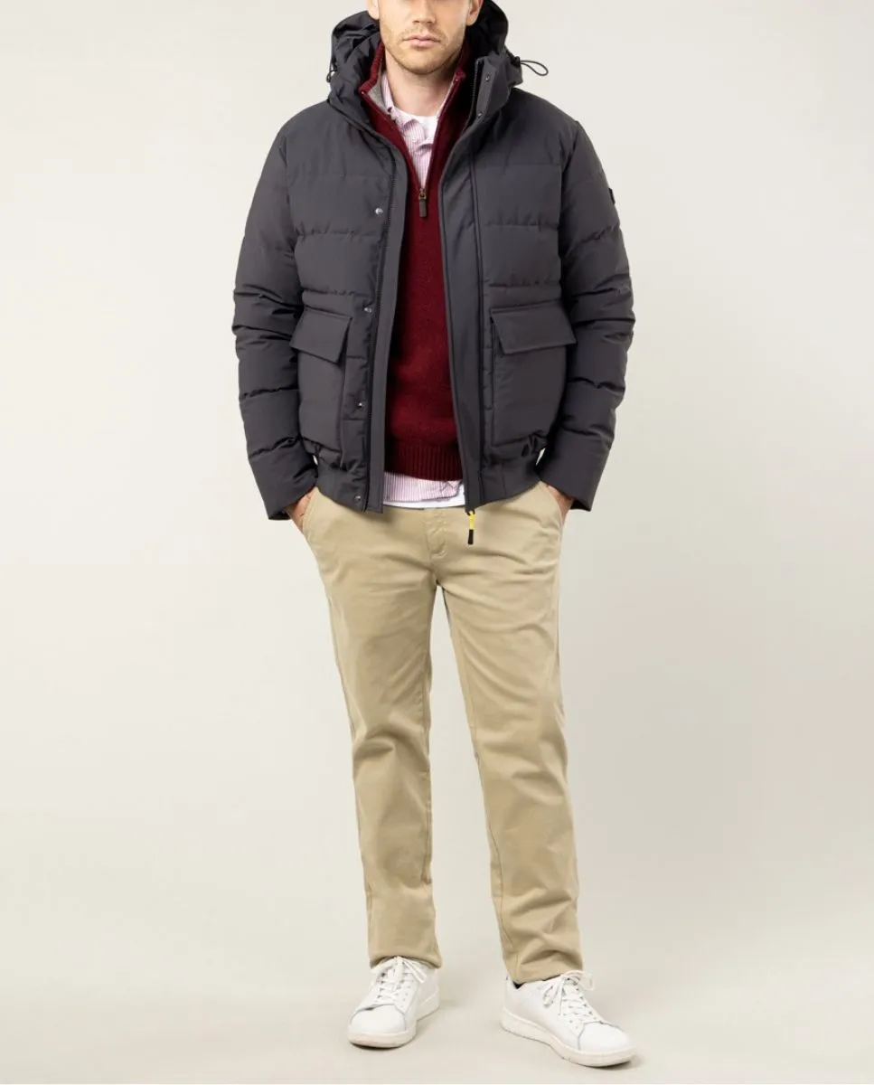 PARKA CORTA SPORT GRIS OSCURO - Image 5