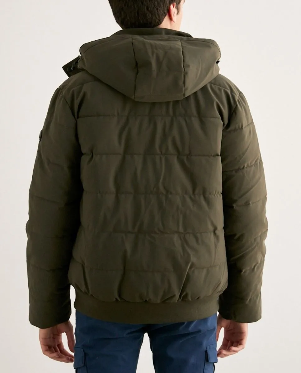 PARKA CORTA SPORT KHAKI - Image 3