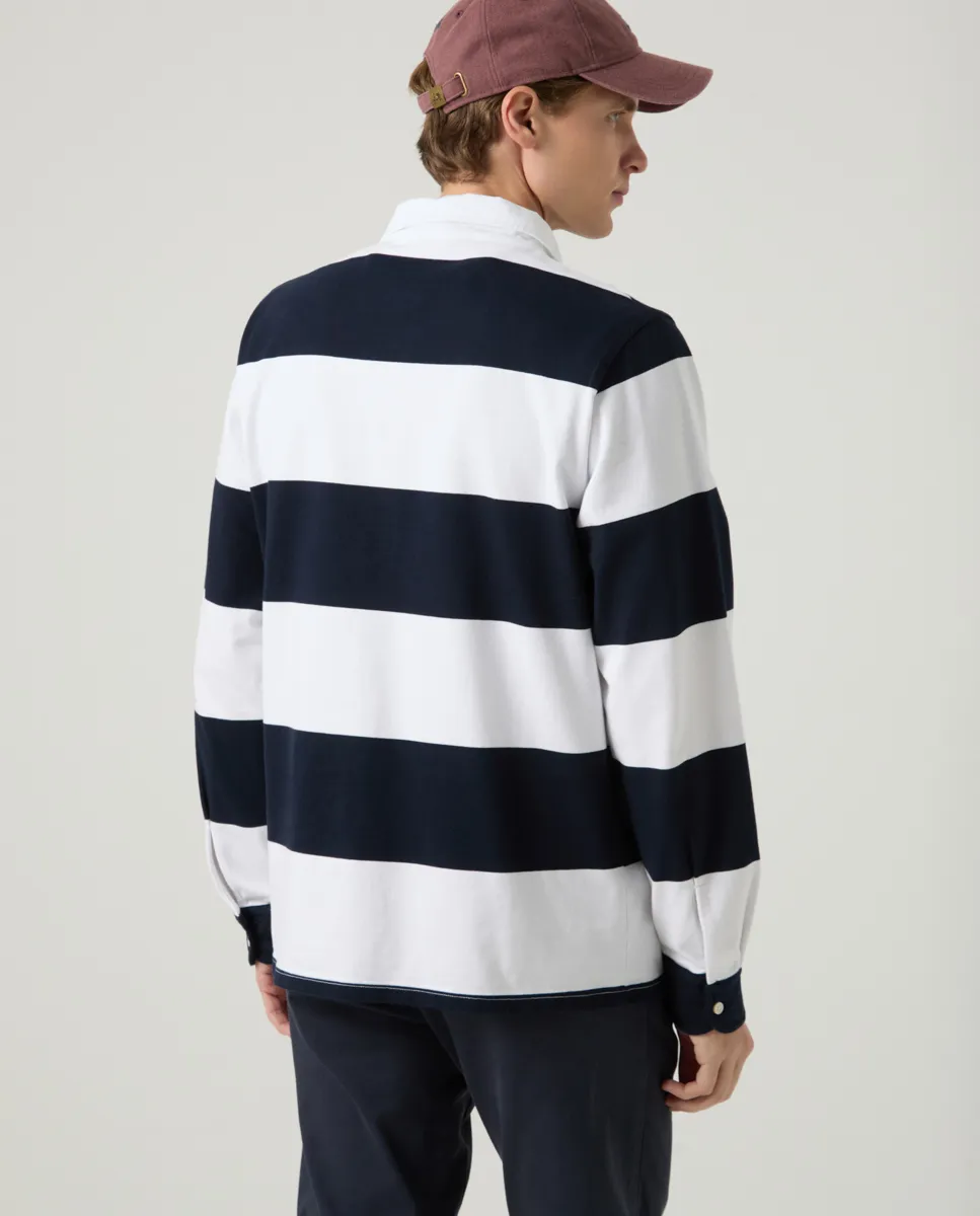 Polo James Stripes Marino - Image 3