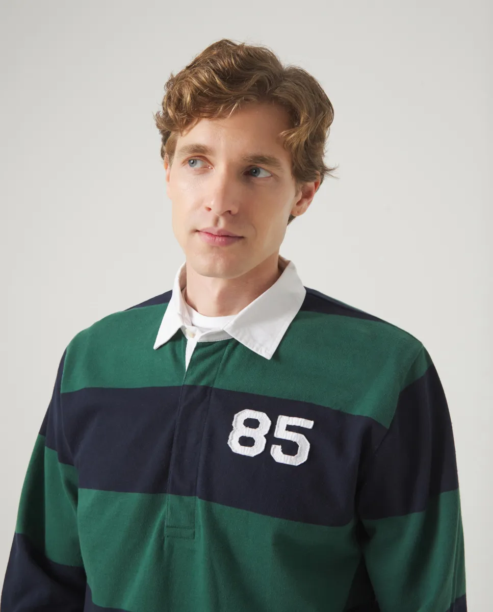 Polo James Stripes Verde - Image 3