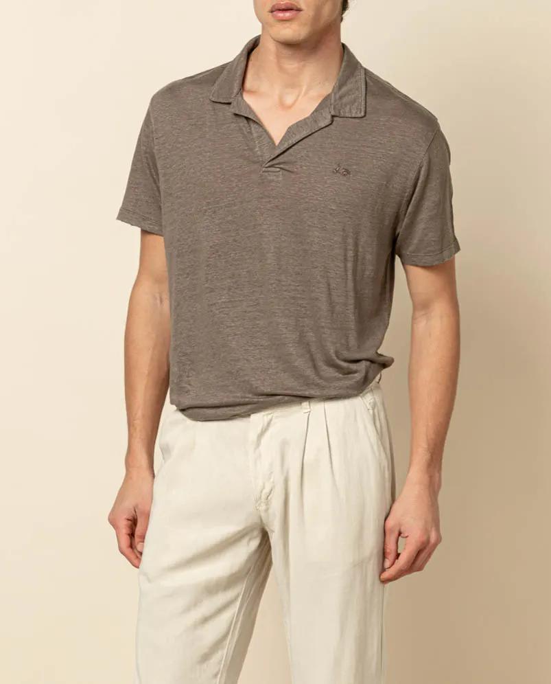 POLO LINEN MARRON