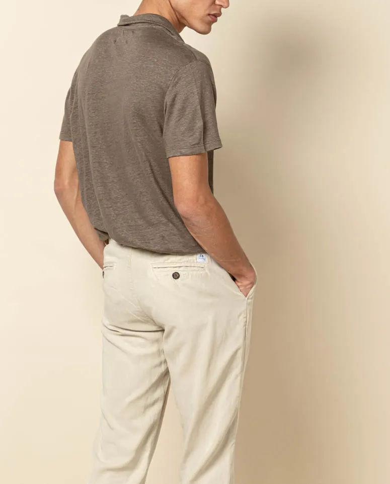 POLO LINEN MARRON - Image 2