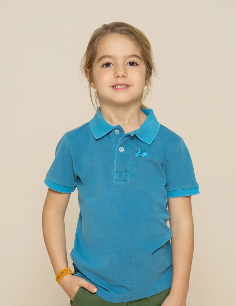 POLO NIÑO GARMENT AZULON