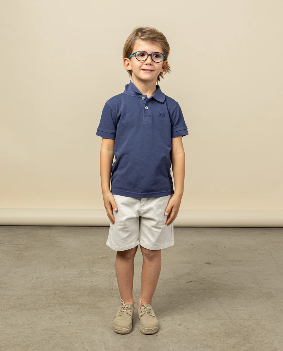 POLO NIÑO GARMENT DENIM OSCURO - Image 4