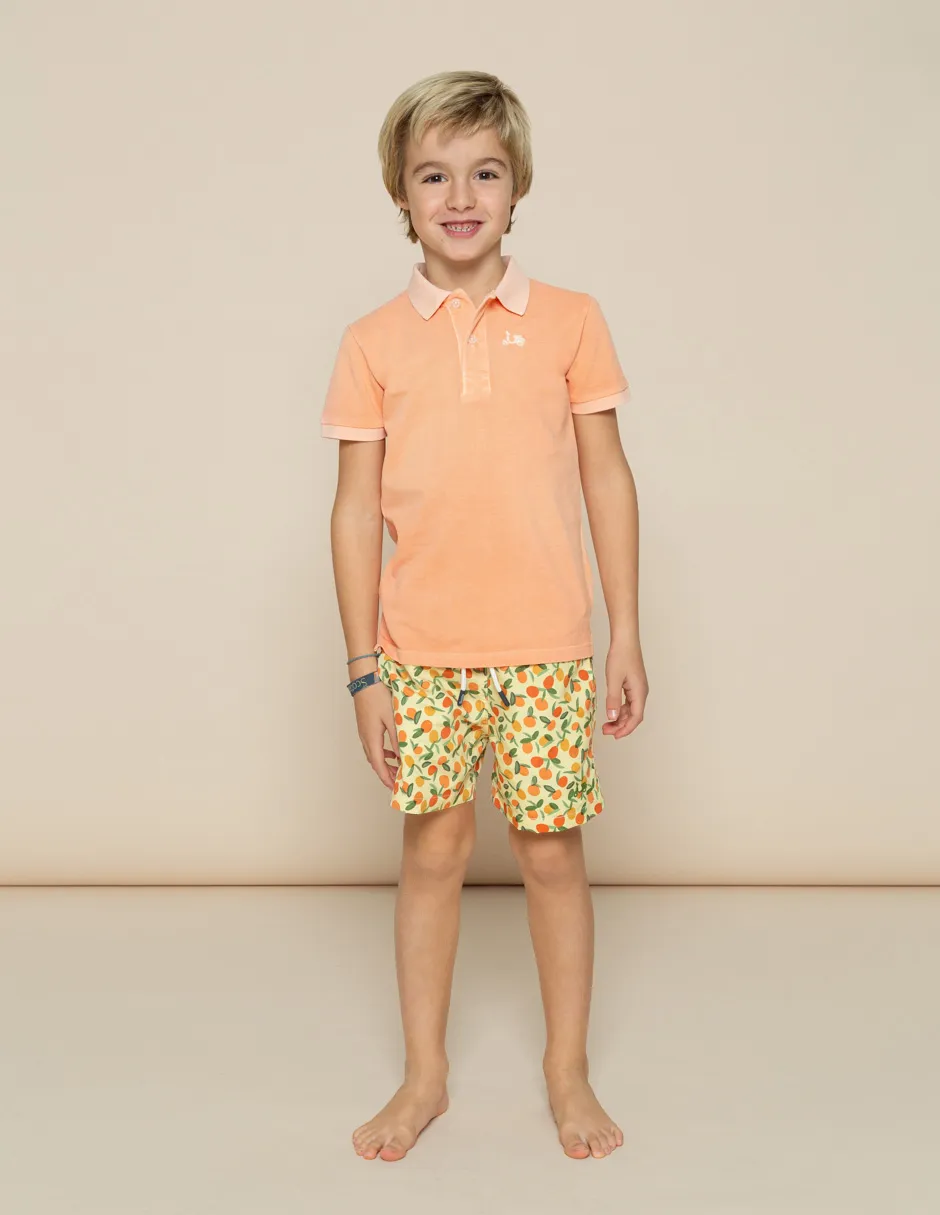 POLO NIÑO GARMENT MELOCOTON - Image 2
