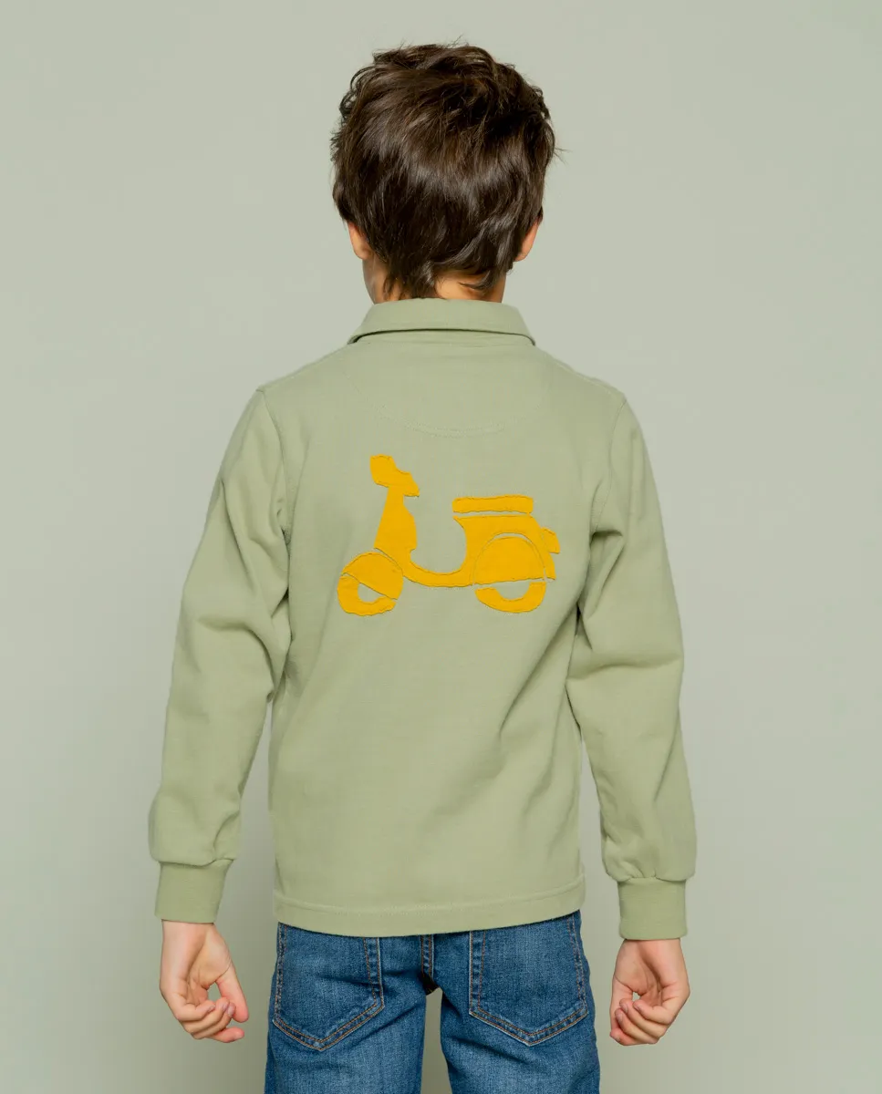 Polo niño logo verde - Image 2