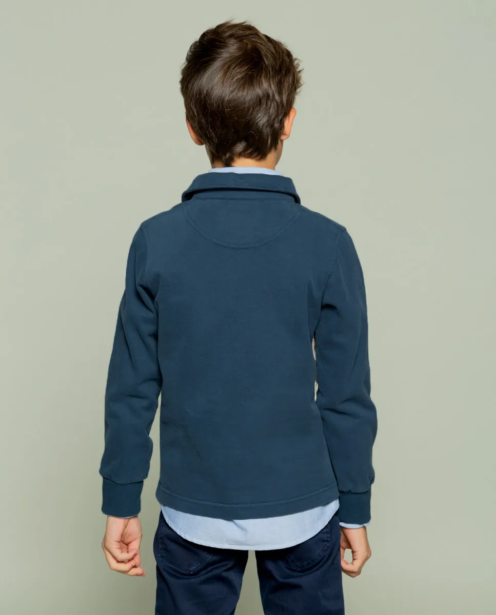Polo niño trico marino - Image 2