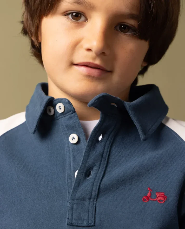 Polo niño trico marino - Image 3