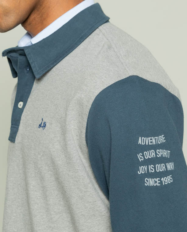 POLO RUGBY FLAG GRIS - Image 2