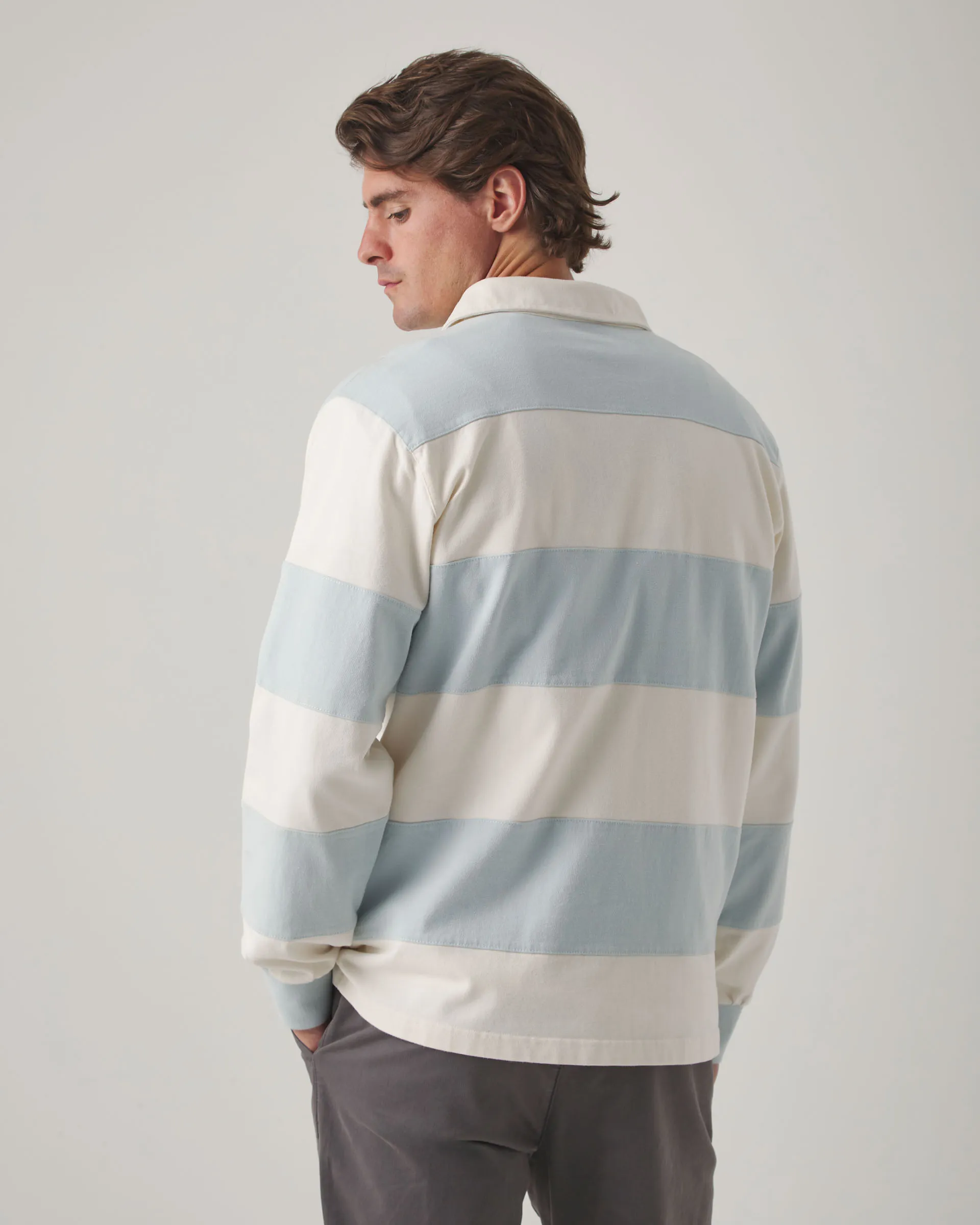 Polo Rugby Stripes Celeste - Image 2