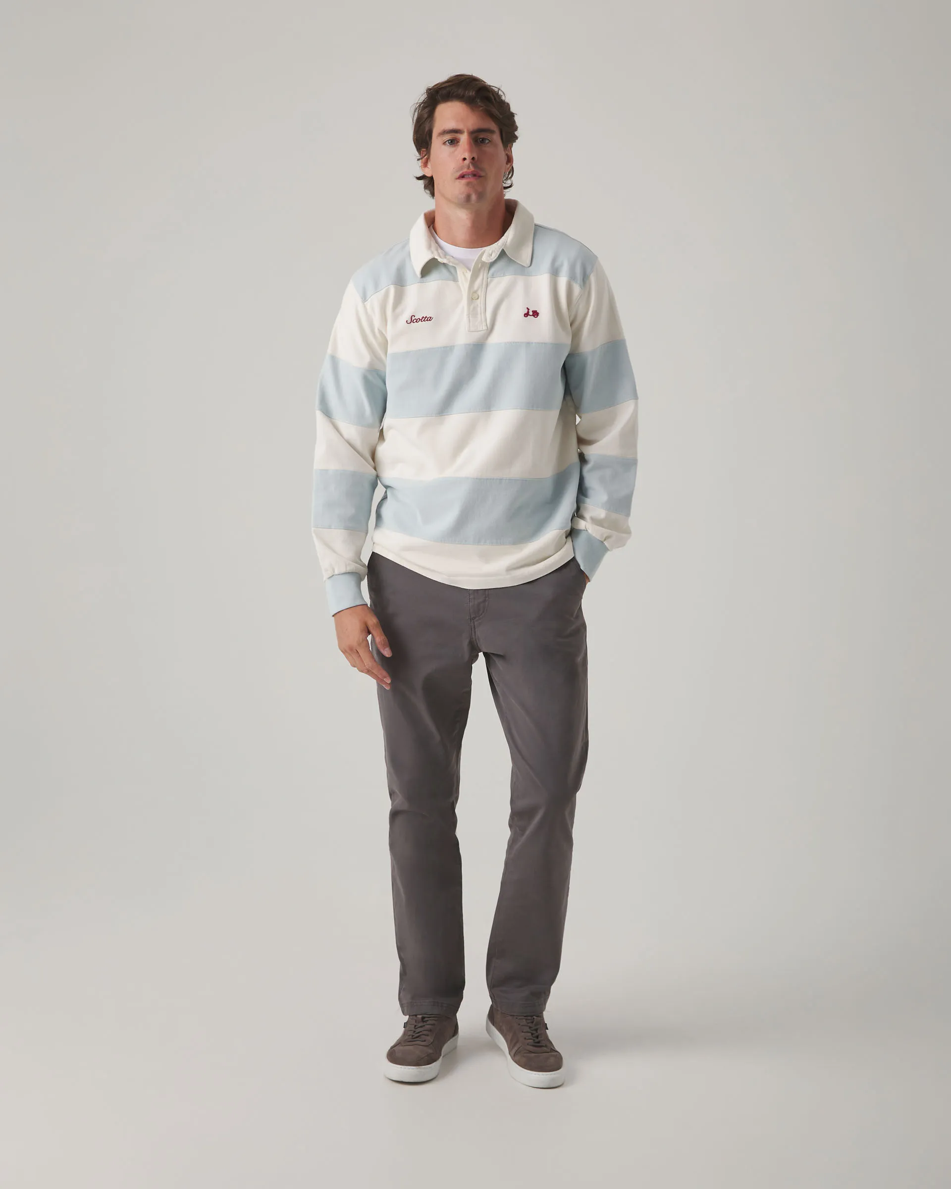 Polo Rugby Stripes Celeste - Image 4