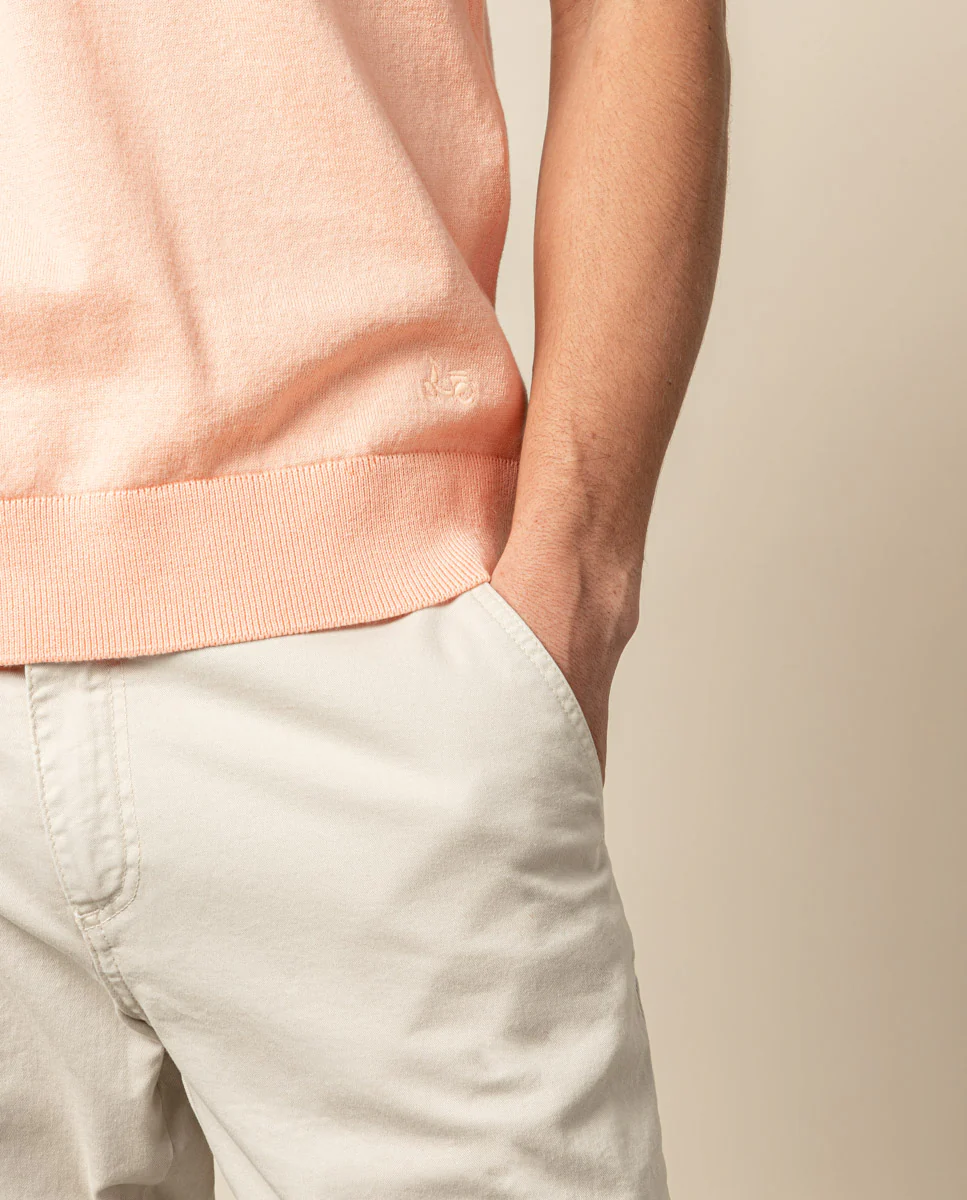Polo tricot coral - Image 4
