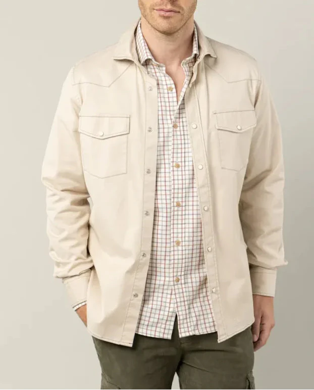 Sobrecamisa worker twill beige