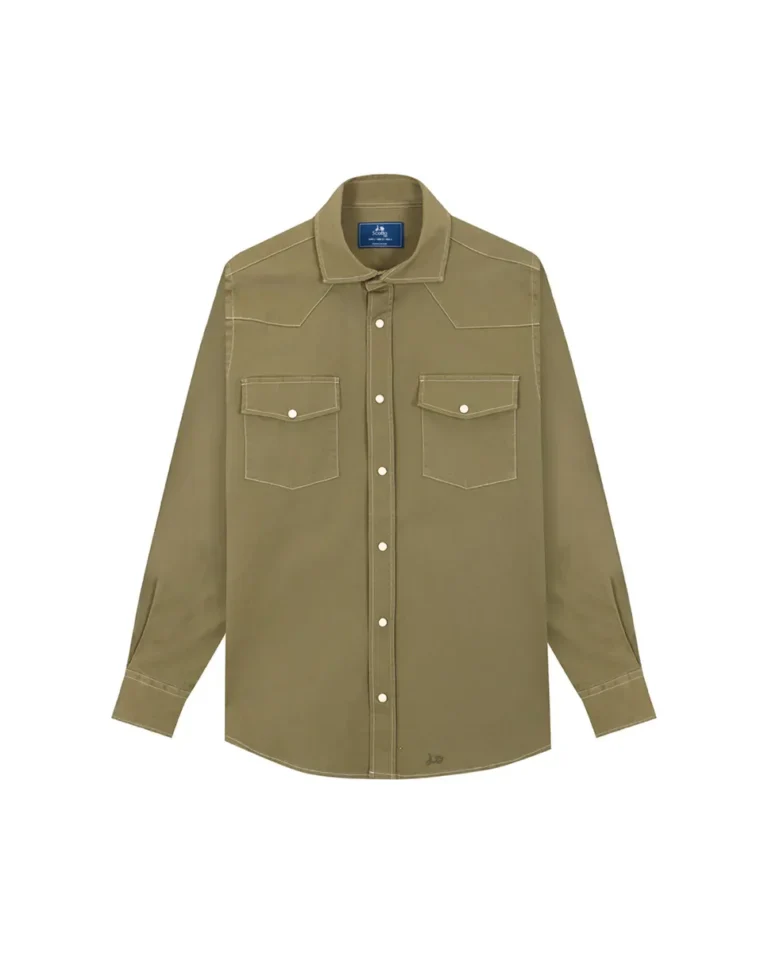 SOBRECAMISA WORKER TWILL KHAKI - Image 5