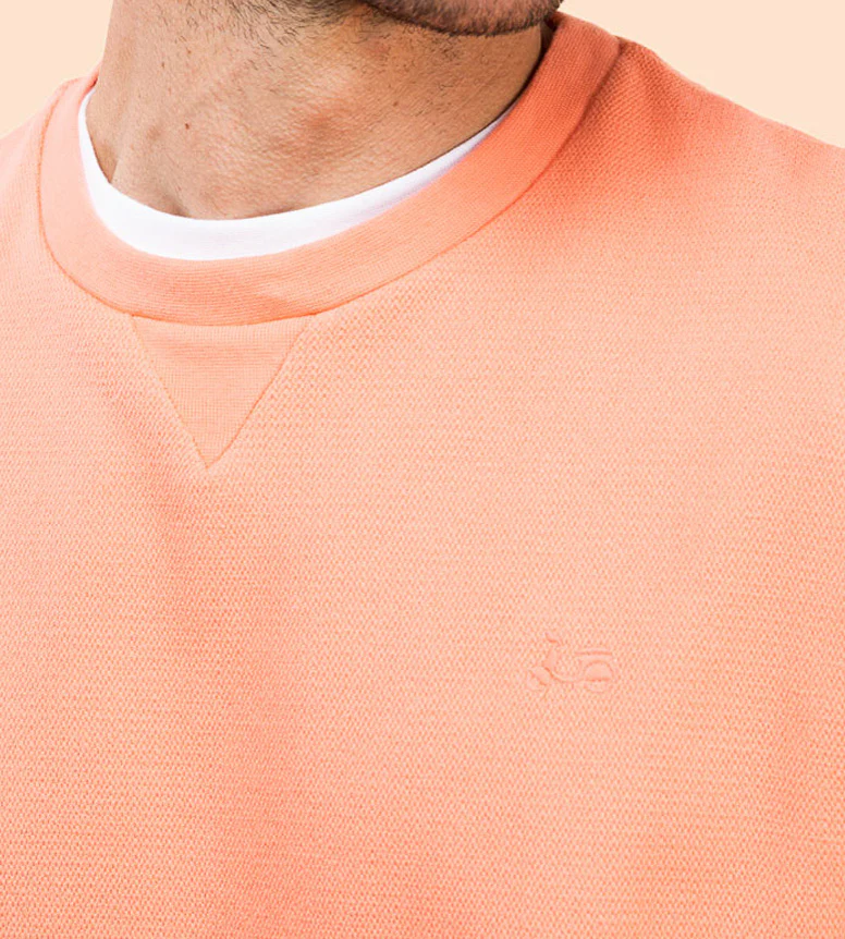 Sudadera classic coral fluor - Image 2