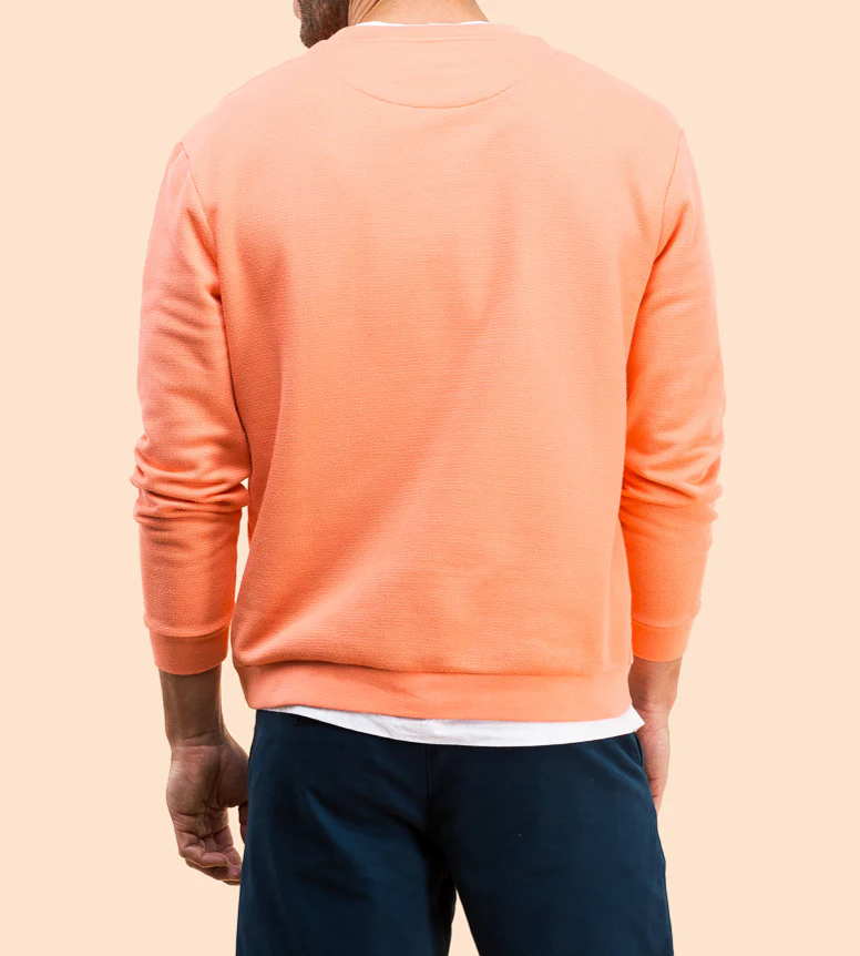 Sudadera classic coral fluor - Image 3