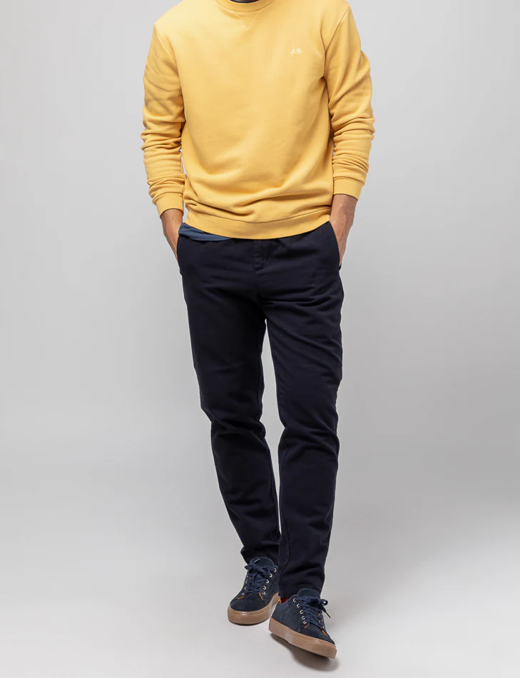 Sudadera garment dyed mostaza - Image 3