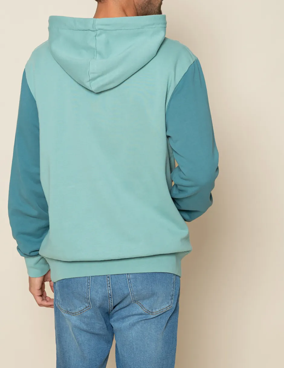 SUDADERA HOODIE COLOURS VERDE GRISACEO - Image 4