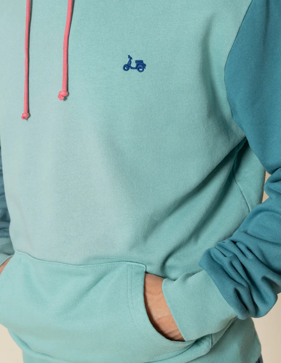 SUDADERA HOODIE COLOURS VERDE GRISACEO - Image 5