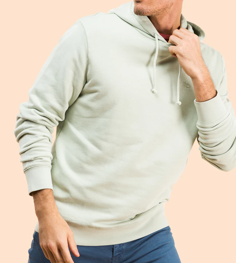 Sudadera hoodie khaki - Image 2