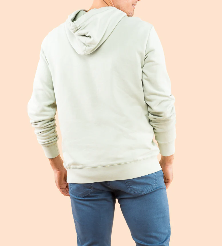 Sudadera hoodie khaki - Image 4
