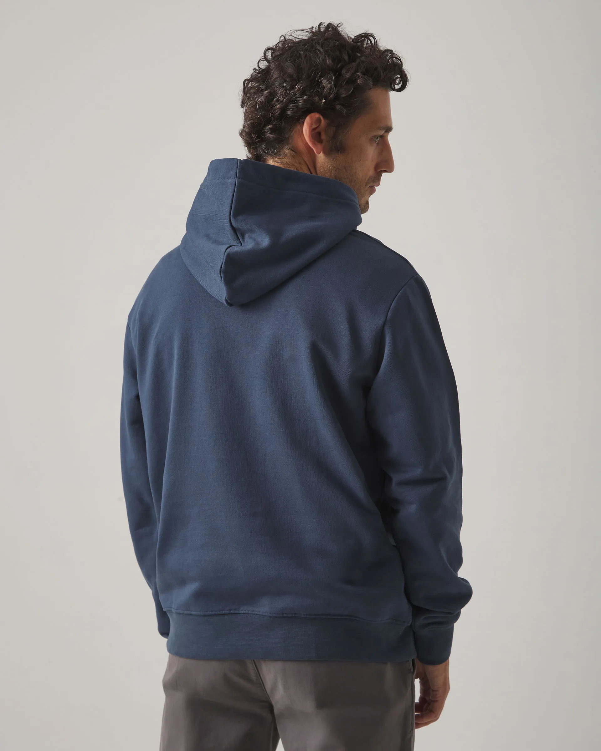 Sudadera Hoodie Marino Oscuro - Image 3