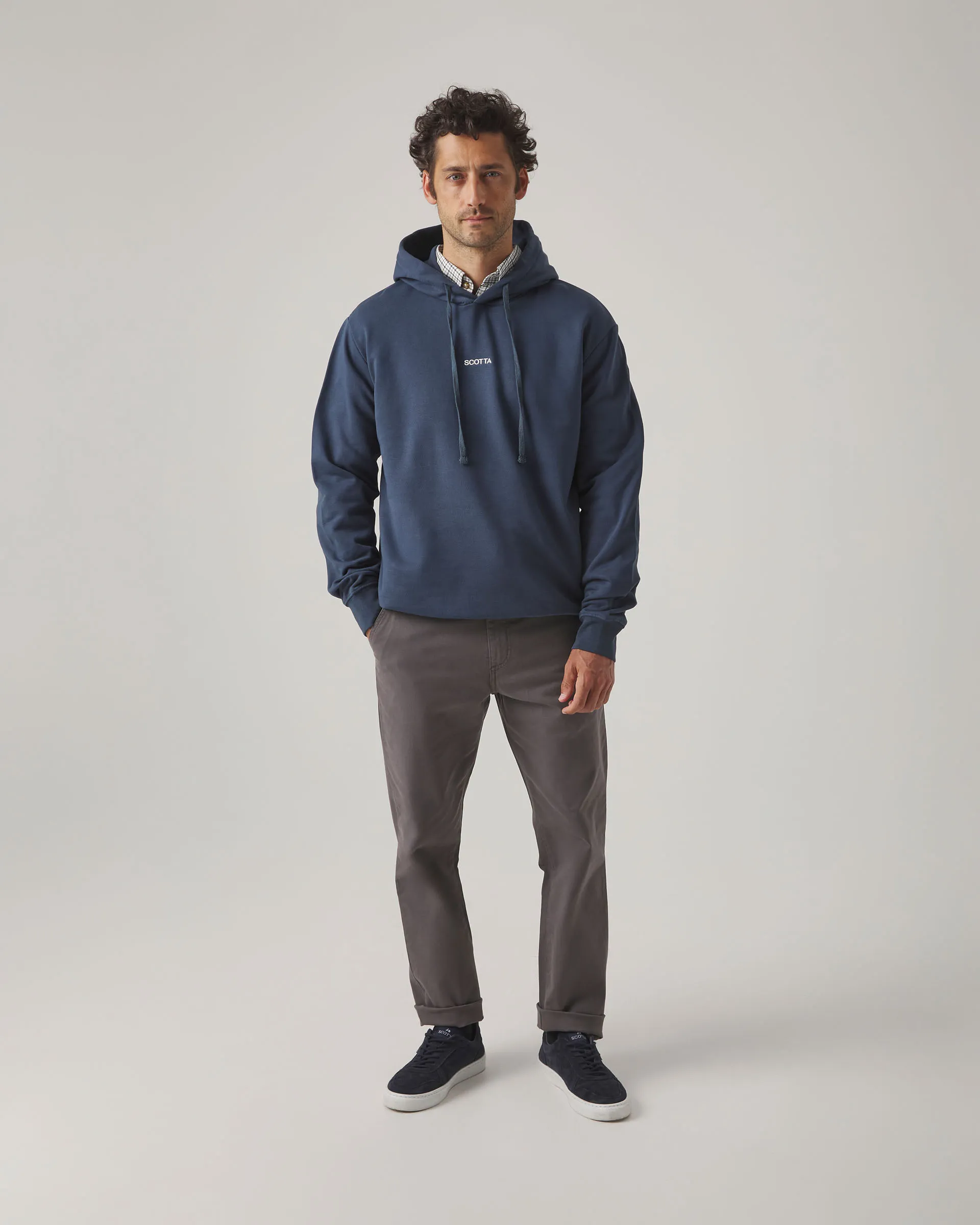 Sudadera Hoodie Marino Oscuro - Image 4