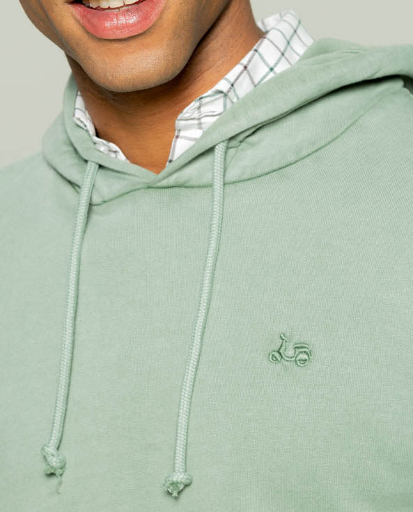 Sudadera hoodie verde - Image 2