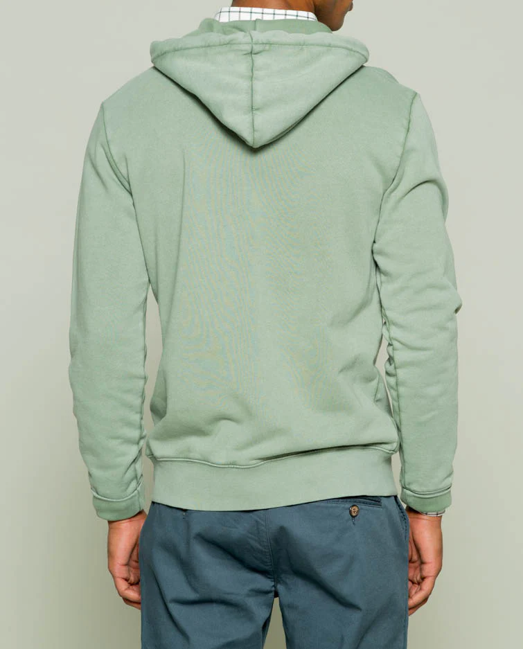 Sudadera hoodie verde - Image 3