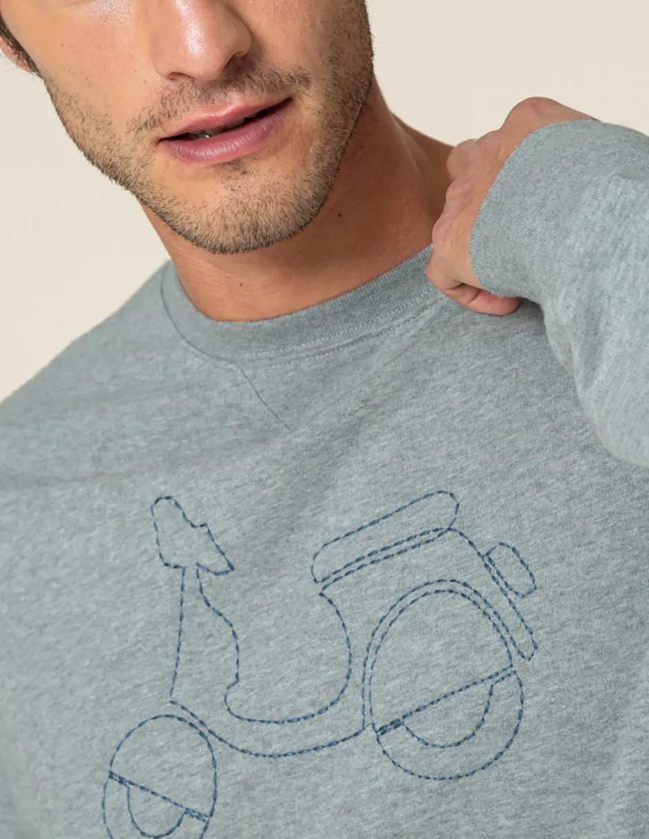 SUDADERA LOGO STITCH GRIS - Image 3
