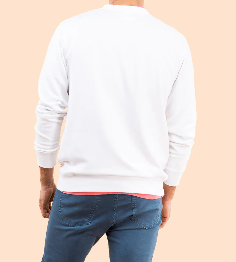 Sudadera multilogo blanco - Image 4