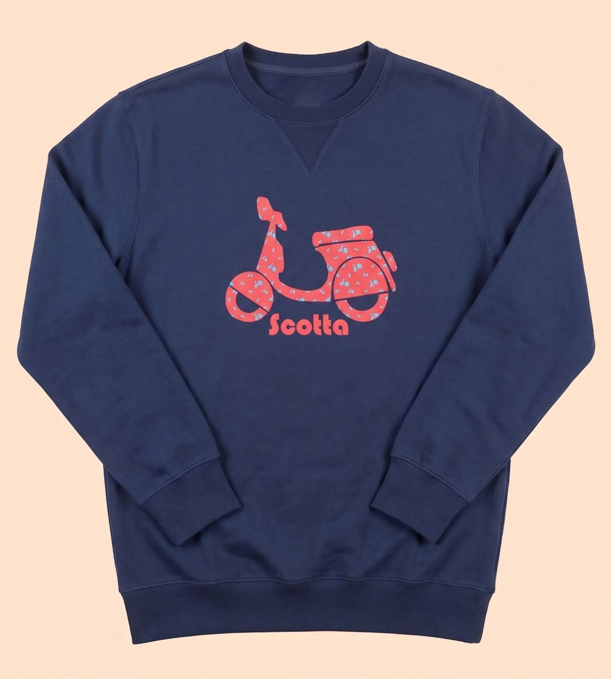 Sudadera multilogo marino