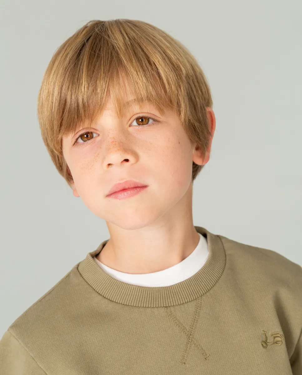 Sudadera Niño Classic Khaki - Image 2