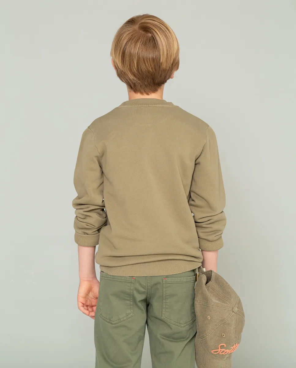 Sudadera Niño Classic Khaki - Image 3