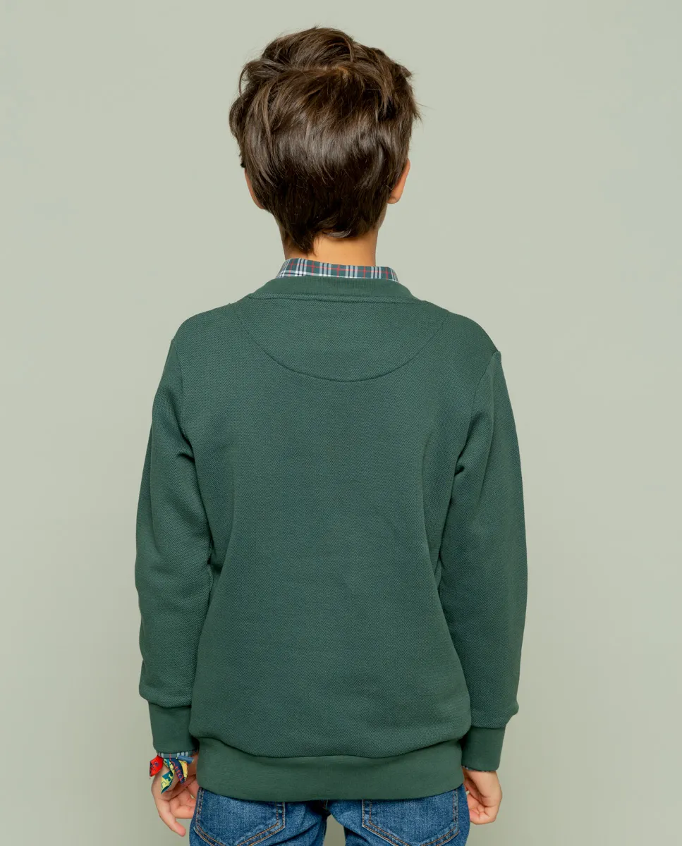 Sudadera niño classic khaki - Image 2