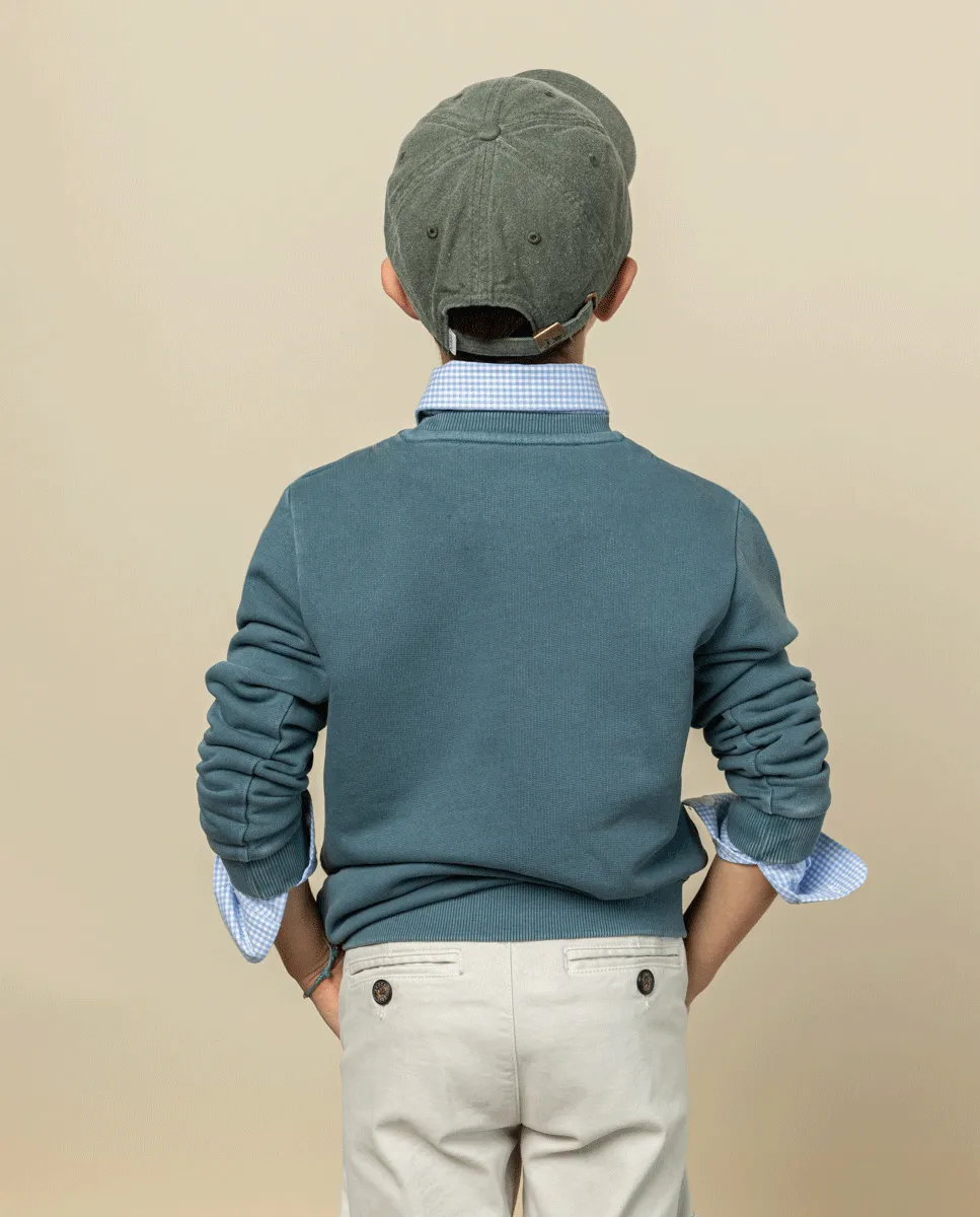 Sudadera niño classic marino - Image 2