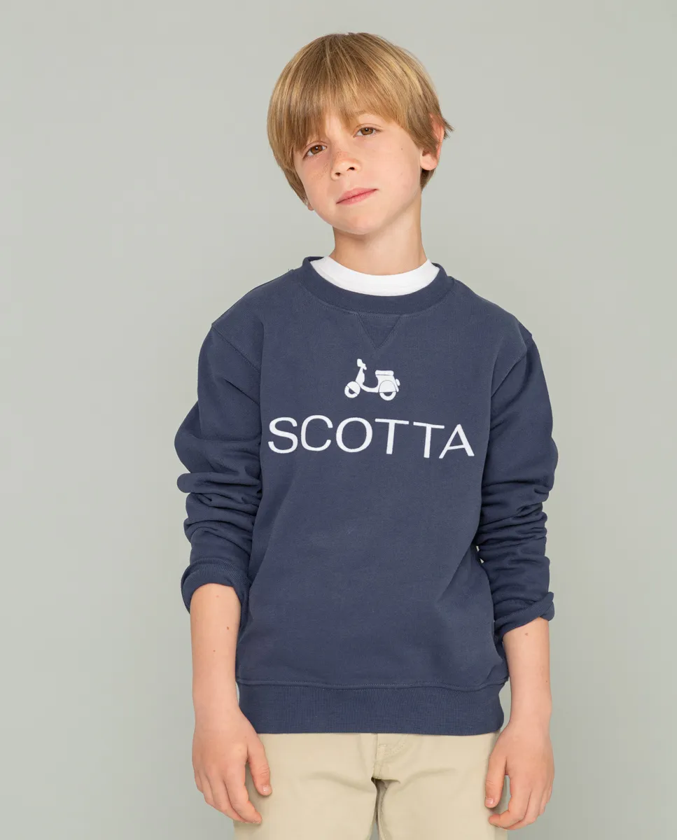Sudadera niño logo marino
