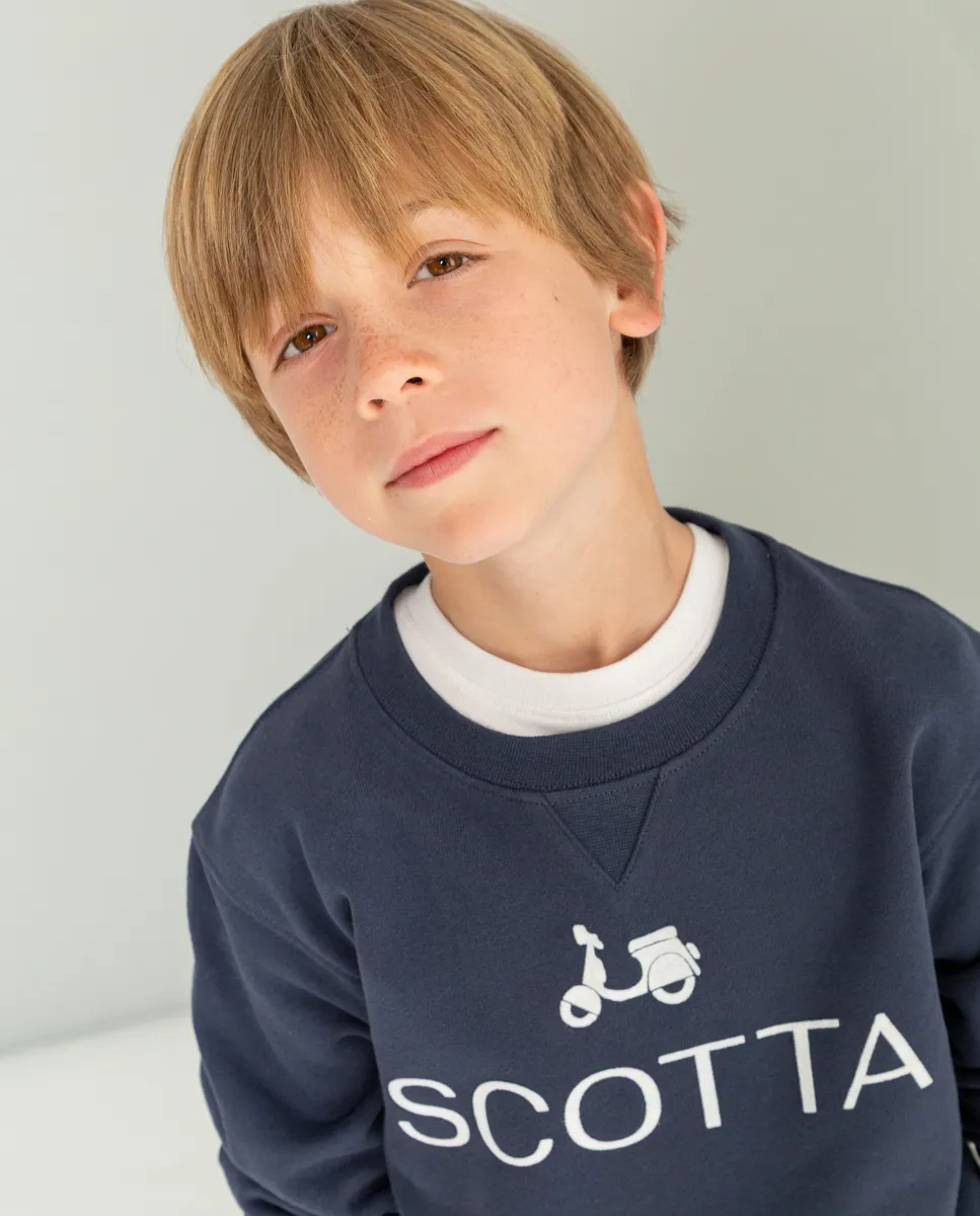 Sudadera niño logo marino - Image 2