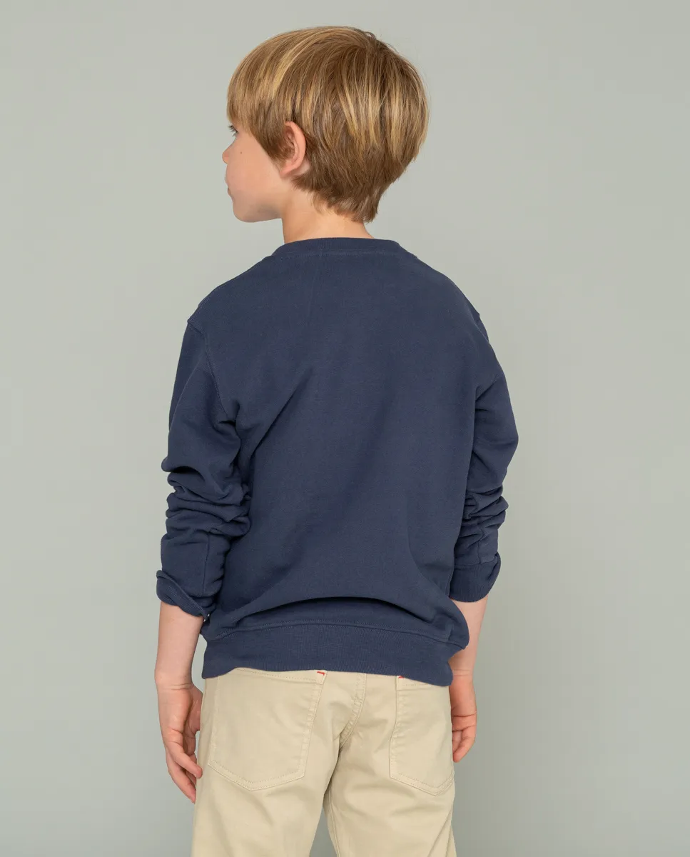 Sudadera niño logo marino - Image 3