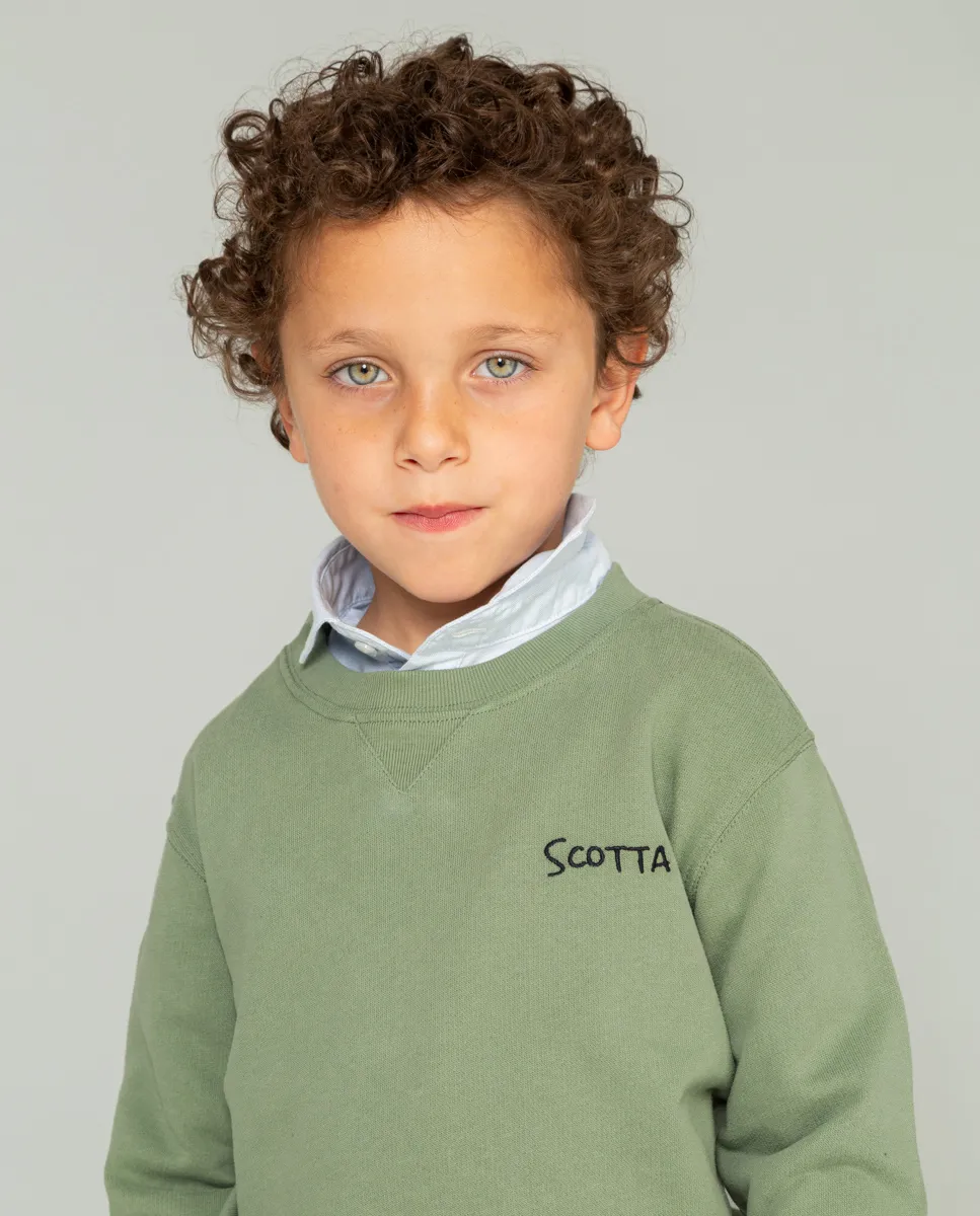 Sudadera Niño Moto Racer Verde - Image 3