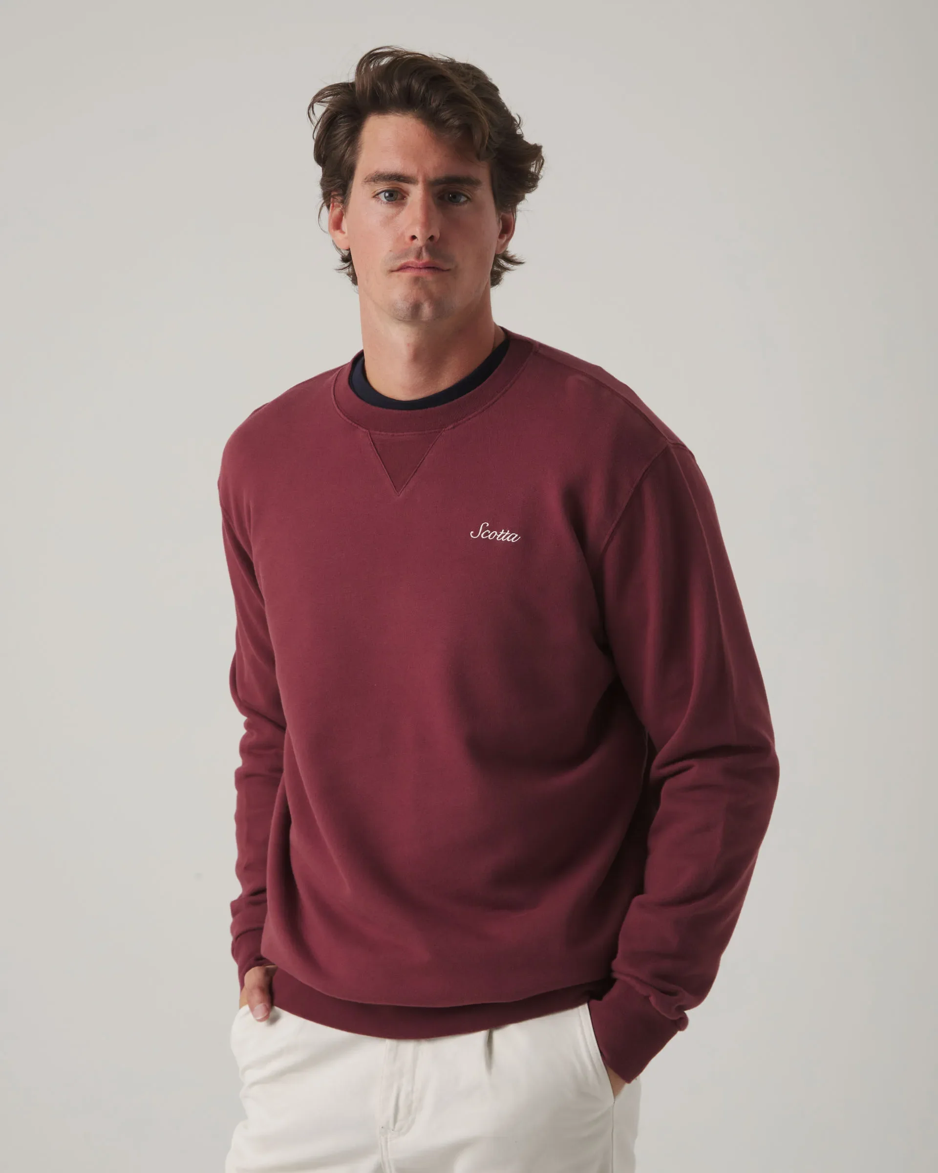 Sudadera Scotta Brand Burdeos
