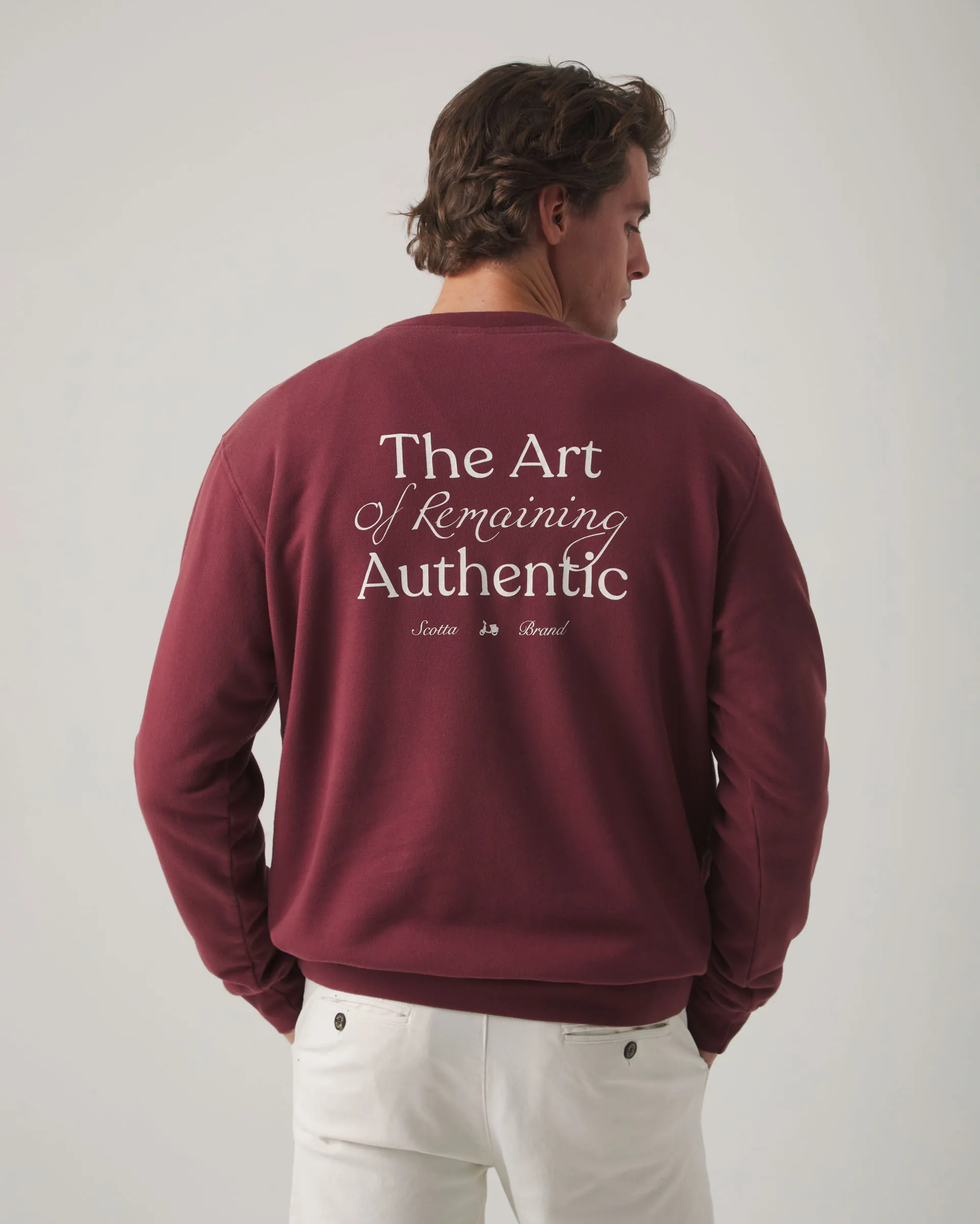 Sudadera Scotta Brand Burdeos - Image 2