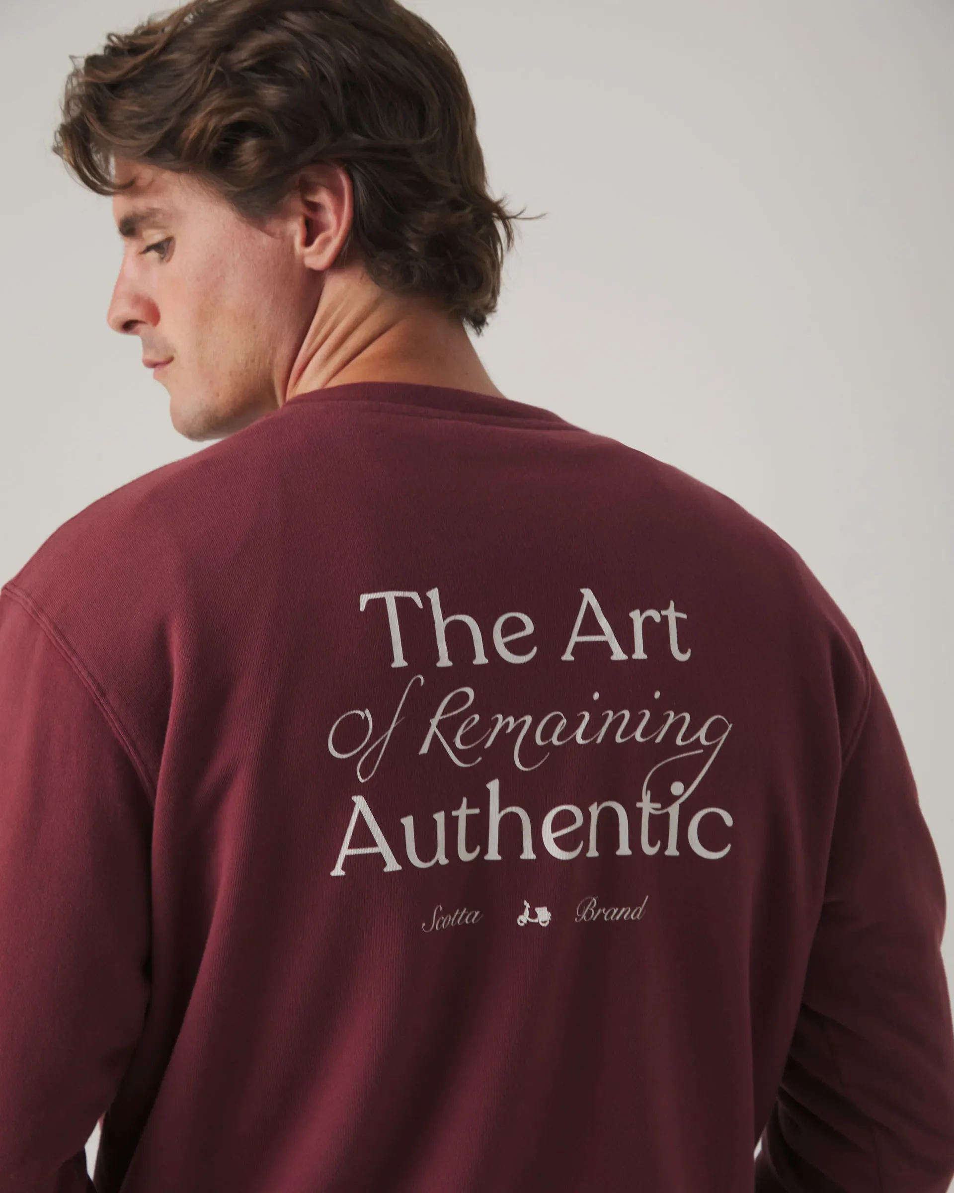 Sudadera Scotta Brand Burdeos - Image 5