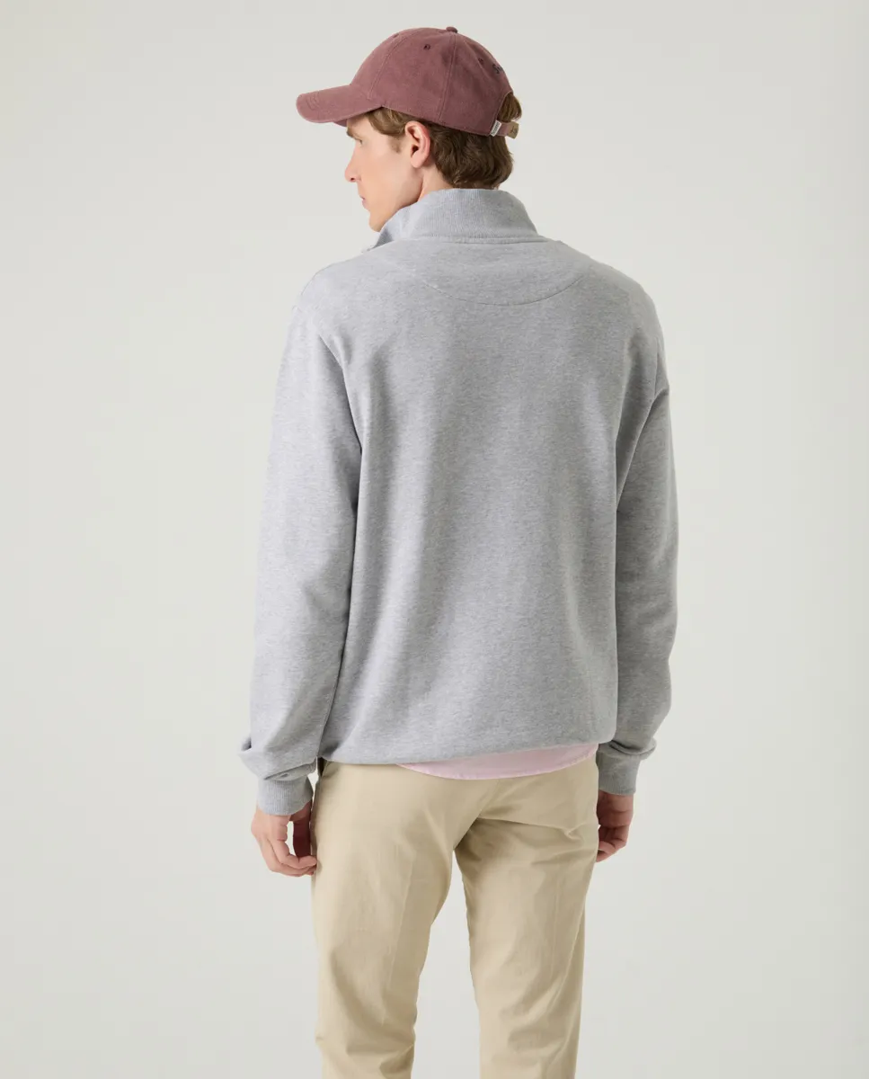 Sudadera Zip Gris - Image 4