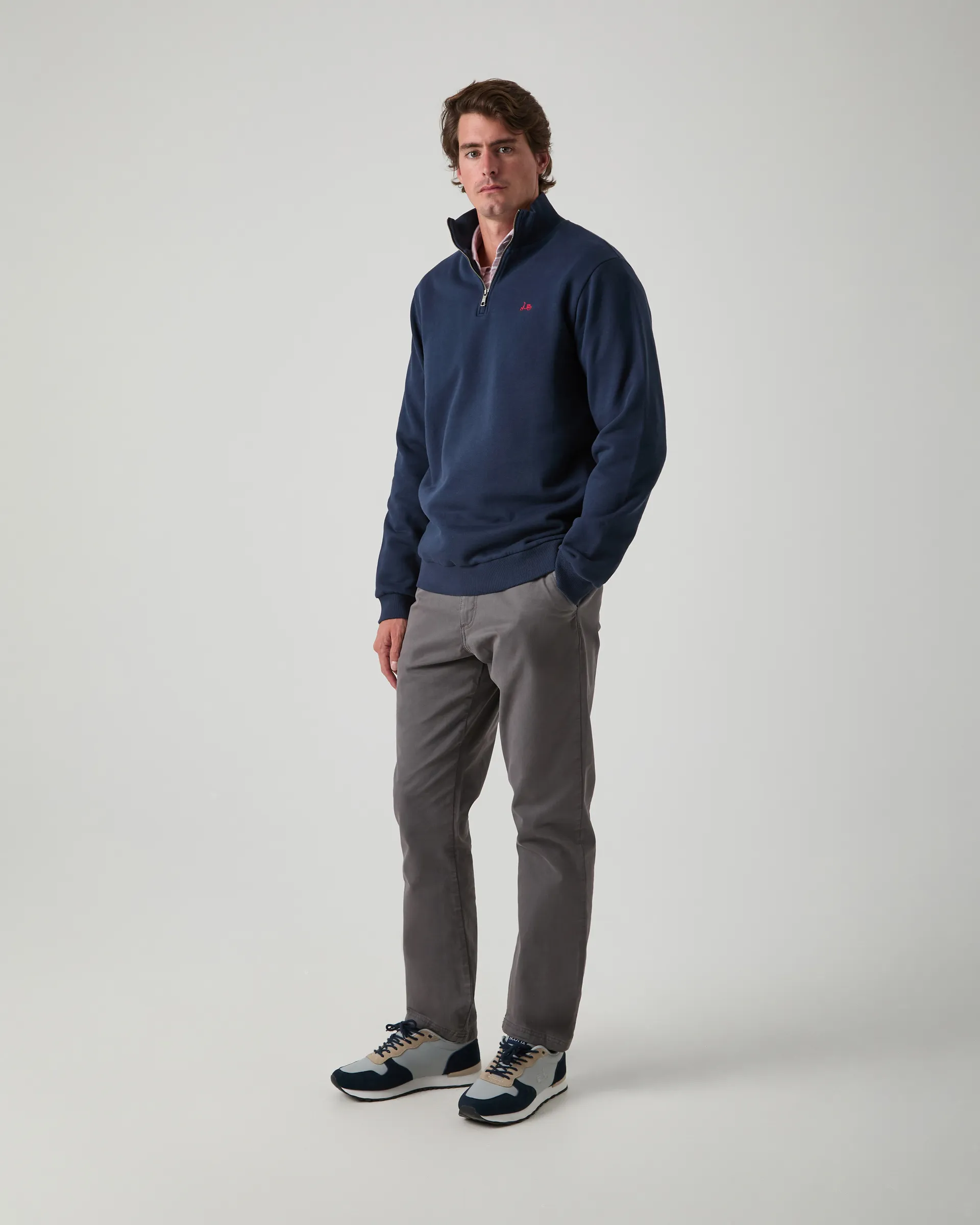 Sudadera zip marino - Image 2