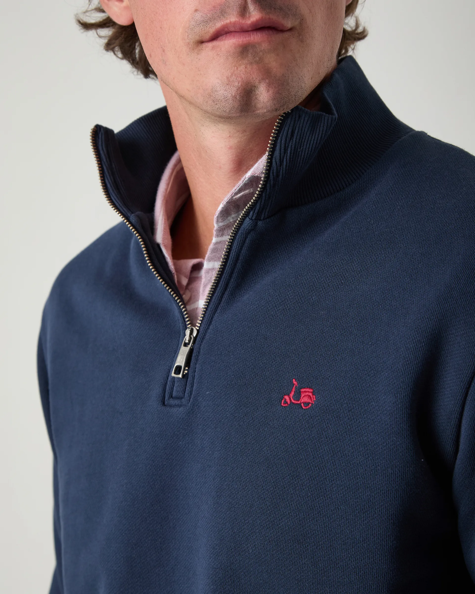 Sudadera zip marino - Image 3