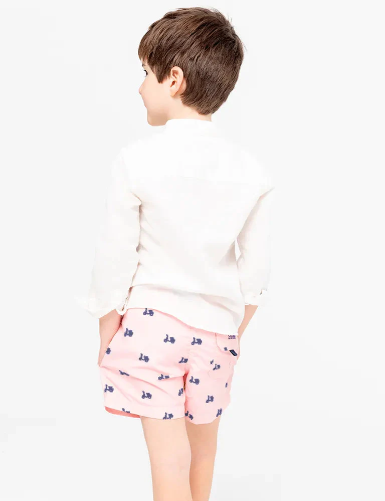Traje de baño niño logo rosa - Image 3