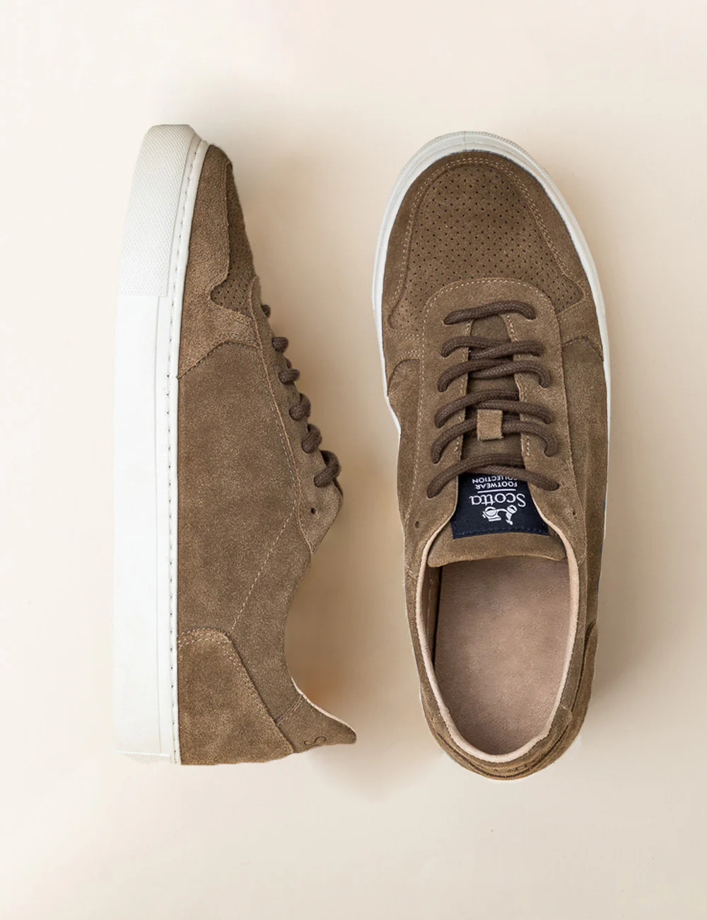 Zapatilla leather sport marrón - Image 3