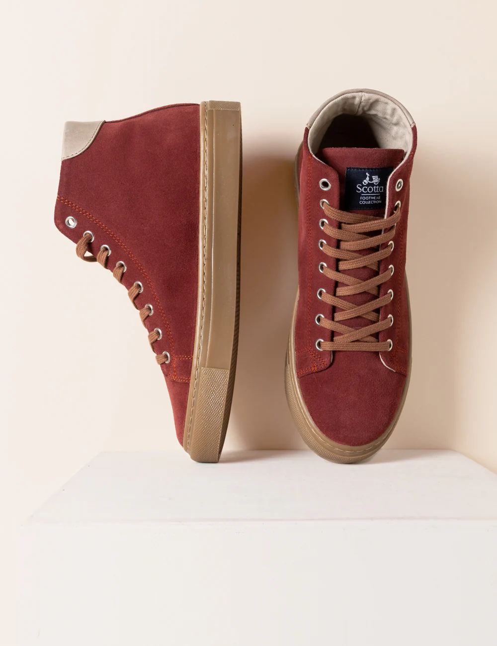 ZAPATILLA URBAN ALTA BURDEOS - Image 3